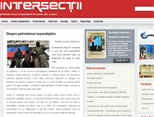 Tablet Screenshot of intersectii.eu